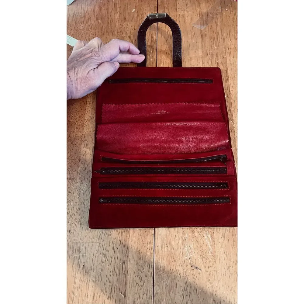 Gucci 1970's Vintage Jewellery Travel Case or Clutch - Picture 8 of 14